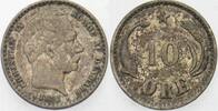 Dänemark 10 Ore Christian IX. 1863-1906. -