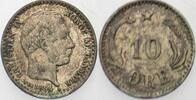 Dänemark 10 Ore Christian IX. 1863-1906. -