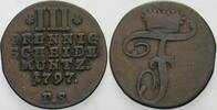 Waldeck 3 Pfennig Friedrich 1763-1812.