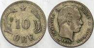 Dänemark 10 Ore Christian IX. 1863-1906. -