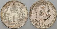 Haus Habsburg 1 Krone Franz Joseph I. 1848-1916. -
