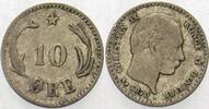 Dänemark 10 Ore Christian IX. 1863-1906. -