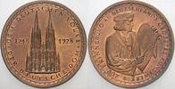 Köln-Stadt Bronzemedaille 680-Jahrfeier der Grundsteinlegung des Domes