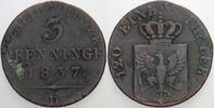 Preußen 3 Pfennige Friedrich Wilhelm III. 1797-1840. -