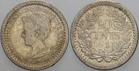 Niederlande-Königreich 10 Cent Wilhelmina I. 1890-1948.