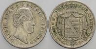 Sachsen 1/6 Taler Friedrich August II. 1836-1854. -
