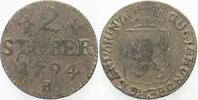 Jülich-Berg 2 Stüber Karl Theodor 1742-1799.