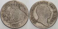 Bayern 6 Kreuzer Maximilian Joseph 1799-1825, ab 1806 König.