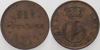 Mecklenburg-Strelitz 3 Pfennige Georg 1816-1860.