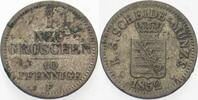Sachsen 1 Neugroschen Friedrich August II. 1836-1854. -