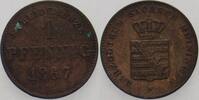 Sachsen-Meiningen 1 Pfennig Georg II. 1866-1914.