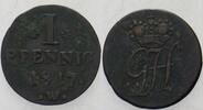 Waldeck 1 Pfennig Georg Heinrich 1813-1845. -