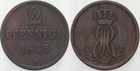 Hannover 2 Pfennige Ernst August 1837-1851. -