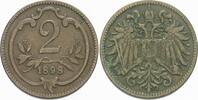 Haus Habsburg 2 Heller Franz Joseph I. 1848-1916. -