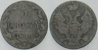 Polen 5 Groszy Nicolaus I., Zar von Russland 1825-1855. -