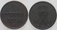 Hannover 1 Pfennig Ernst August 1837-1851. -