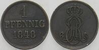 Hannover 1 Pfennig Ernst August 1837-1851. -