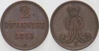 Hannover 2 Pfennige Georg V. 1851-1866. -