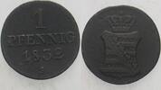 Sachsen 1 Pfennig Anton 1827-1836. -