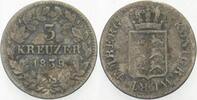 Württemberg 3 Kreuzer Wilhelm I. 1816-1864. -