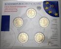 Deutschland 5 x 2 Euro HELMUT SCHMIDT -