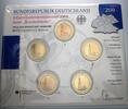 Deutschland 5 x 2 Euro FREIE UND HANSESTADT HAMBURG -