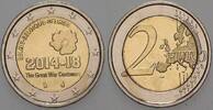 Belgien 2 Euro 1. WELTKRIEG -