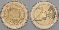 Estland 2 Euro 30 JAHRE EU - FLAGGE -