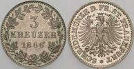 Frankfurt 3 Kreuzer FREIE STADT -