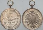 Universitäten und Schulen Versilberte Kupfermedaille 3. STIFTUNGSFEST DES DEUTSCHEN SCHULVEREINS -
