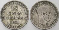 Hannover 1/12 Taler Ernst August 1837-1851. -