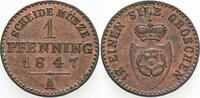 Lippe 1 Pfennig Paul Alexander Leopold 1820-1851. -