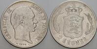 Dänemark 2 Kroner Christian IX. 1863-1906. -