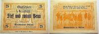 Deutsche Serienscheine 25 Pfennig 1.7.1921-31.12.1921 Büsum 1918-1922. Fast kassenfrisch