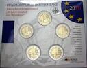Deutschland 5 x 2 Euro 50 JAHRE KNIEFALL VON WARSCHAU -