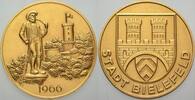 Bielefelder Medaillen Vergoldete Bronzemedaille EHRUNG VERDIENTER BÜRGER -