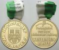 Bielefelder Medaillen Vergoldete Bronzemedaille WANDERTAGE IN SENNESTADT -