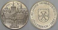 Bielefelder Medaillen Neusilbermedaille 40-JAHRFEIER DES HEIMATVEREINS -