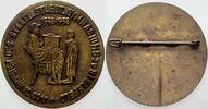 Bielefelder Medaillen einseitige Bronzemedaille als Anstecker 400-JAHRFEIER DES GYMNASIUMS -