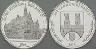Bielefelder Medaillen Silbermedaille (333er) ALTES RATHAUS BIELEFELD -