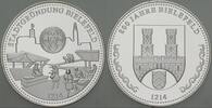 Bielefelder Medaillen Silbermedaille (333er) STADTGRÜNDUNG BIELEFELD 1214 -
