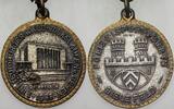 Bielefelder Medaillen Silbermedaille Rand vergoldet (800er) I. INT. TEUTOBURGER WALD VOLKSLAUFEN -