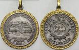 Bielefelder Medaillen Medaille am Rand vergoldet IX. INT. TEUTOBURGER WALD VOLKSLAUFEN -