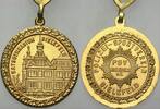 Bielefelder Medaillen Medaille vergoldet X. INT. TEUTOBURGER WALD VOLKSLAUFEN -