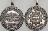 Bielefelder Medaillen Medaille versilbert IX. INT. TEUTOBURGER WALD VOLKSLAUFEN -