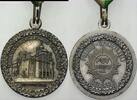 Bielefelder Medaillen Medaille versilbert 14. INT. TEUTOBURGER WALD VOLKSLAUFEN -