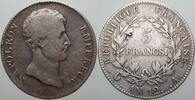 Frankreich 5 Francs Napoleon I. 1804-1814, 1815. -