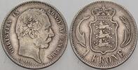 Dänemark 1 Krone Christian IX. 1863-1906. -