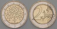 Lettland 2 Euro 2022 100 JAHRE LETTISCHE BANK Bankfrisch