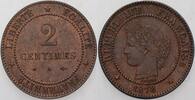 Frankreich 2 Centimes Dritte Republik 1870-1940. -